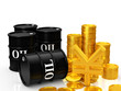 oil barrel and money