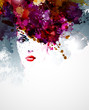 Abstract artistic Background of bright colors