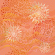 Beautiful texture with ornaments in warm colors