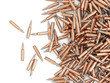 Heap of Rifle Bullets isolated on white background