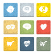 Vector retro icons