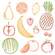 canvas print picture - Obst, Früchte, Gesundheit, Vitamine