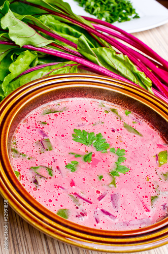 Photo: Spring beetroot soup Spring beetroot soup
