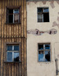Front of abandoned building