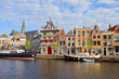 Photo: historical houses in old Haarlem, Holland historical houses in old Haarlem, Holland