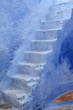 Blue steps in the medina of Chefchaouen, Morocco