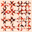 Vector set of tile patterns