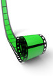 Blanko Filmrolle Grün 08