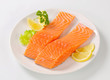 Photo: Raw salmon fillets Raw salmon fillets