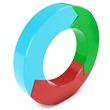 3d arrow circle