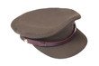 officer's field cap isolated on white background