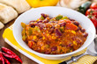 Chili con carne - Bohneneintopf mit Hackfleisch und Gemüse
