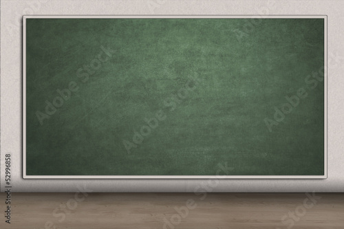 Photo: Blank chalkboard for copyspace in class Blank chalkboard for copyspace in class