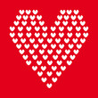 hearts pixel design