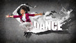 Modern style dancer