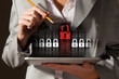 Photo: Businesswoman holding tablet pc Businesswoman holding tablet pc