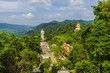 Statue of the Buddhist goddess of mercy a monastery in Thailand