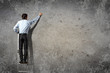 Photo: businessman drawing diagram businessman drawing diagram