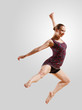 Photo: Girl in color dress dancing Girl in color dress dancing