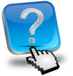 Button mit Fragezeichen mit Cursor