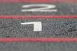 Number 1 starting line