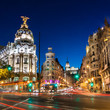 Photo: Gran Via in Madrid, Spain, Europe. Gran Via in Madrid, Spain, Europe.