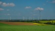 Filed with windmills time-lapse