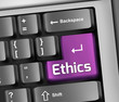Keyboard Illustration "Ethics"