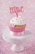 Photo: Cupcake with a cake pick Cupcake with a cake pick