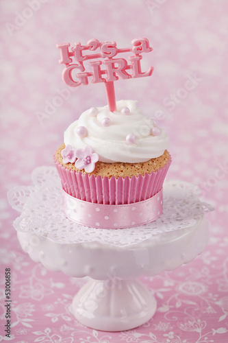 Photo: Cupcake with a cake pick Cupcake with a cake pick