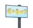 billboard with business formula