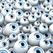 canvas print picture - Augen perspektivisch