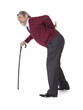 old man with a cane