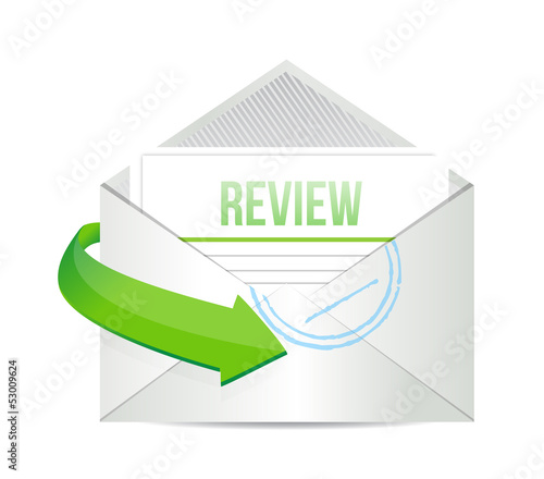 Illustration: review email information concept illustration review email information concept illustration