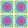 canvas print picture - Bunte Strahlenhintergrund Vierecke