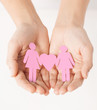 Photo: womans hands with paper women womans hands with paper women