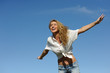 beauty blonde woman
