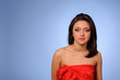 woman in red