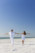 Photo: Man Woman Couple Dancing on Empty Beach Man Woman Couple Dancing on Empty Beach