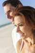 Photo: Middle Aged Man Woman Couple At Beach Middle Aged Man Woman Couple At Beach