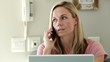 Video: Frustrated woman shaking her head while she is on the phone Frustrated woman shaking her head while she is on the phone