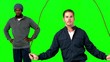 Man jumping with skipping rope next to his coach