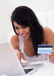 Young Woman Shopping Online