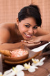 Young Woman Relaxing In A Spa