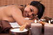Young Woman Relaxing In A Spa Treatment