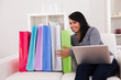 Young Woman Shopping Online