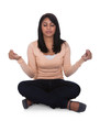 Young Woman Practicing Yoga