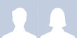 male and female profile picture