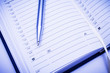 Address book & metal pen