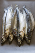 Raw fish capelin